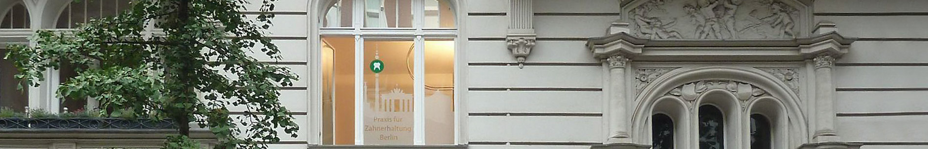 Zahnarztpraxis Berlin-Charlottenburg Aussenfassade